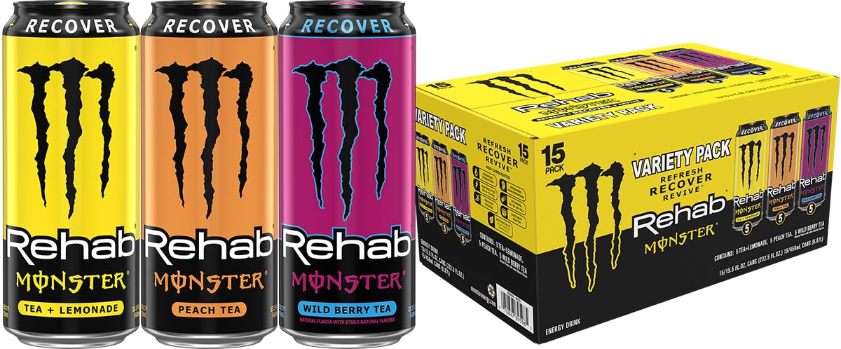 Monster Energy Java Monster Mean Bean, Coffee + Energy Drink, 15 Ounce | Pack of 12