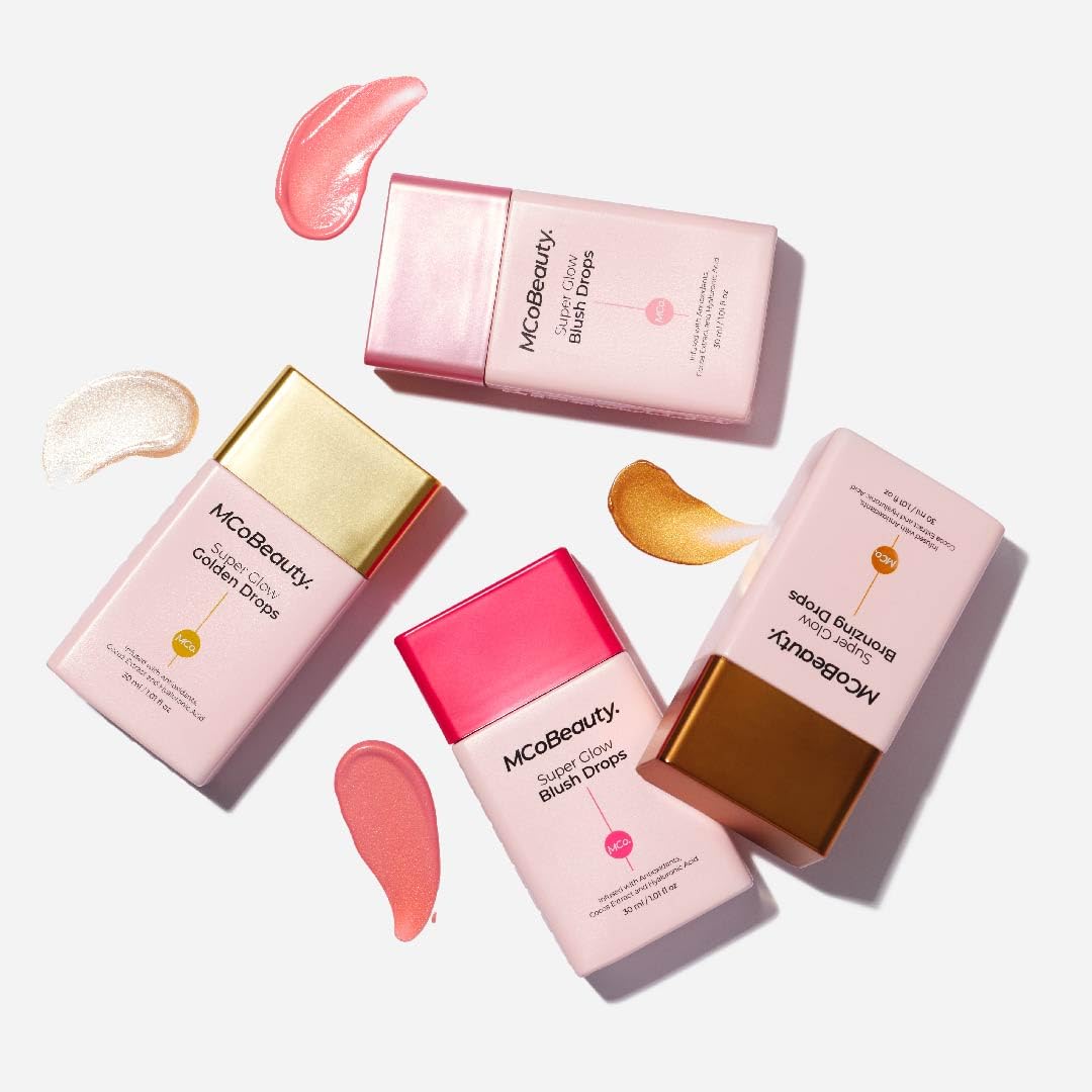 MCoBeauty Super Glow Bronzing Drops, Sun-Kissed Glow for Hydrated Radiance, Vegan, Cruelty Free Cosmetics