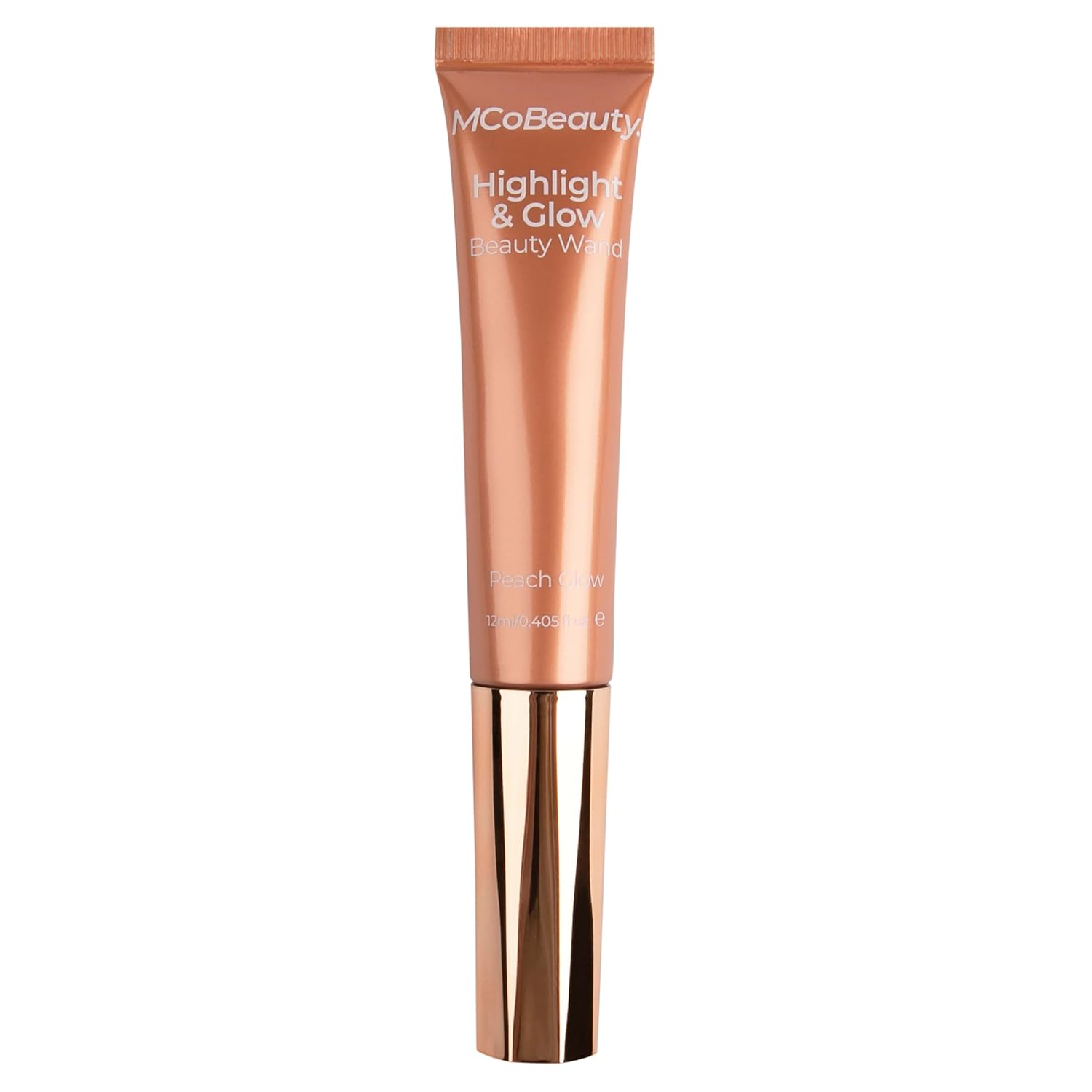 MCoBeauty Highlight & Glow Beauty Wand, Peach Glow & Bronze Glow Bundle (Pack of 2), Vegan, Cruelty Free Cosmetics