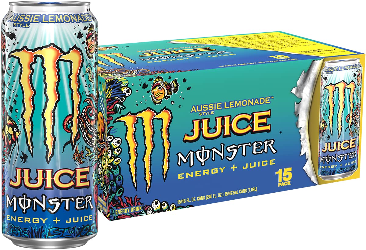 Monster Energy Java Monster Mean Bean, Coffee + Energy Drink, 15 Ounce | Pack of 12
