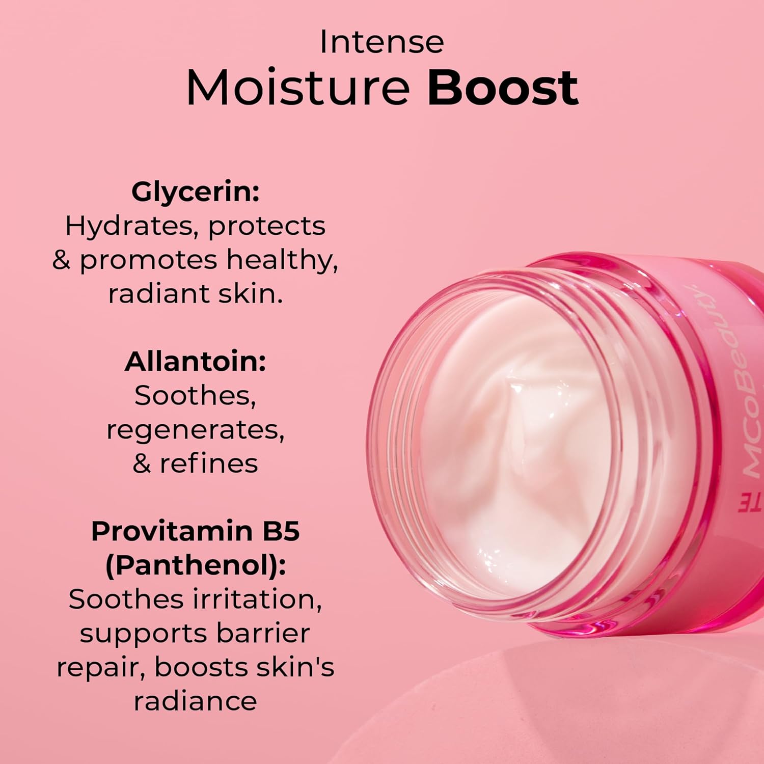 MCoBeauty Hydrate Intense Moisture Boost & Hydrate Moisture Boost Overnight Mask (Pack of 2), Vegan, Cruelty Free Cosmetics