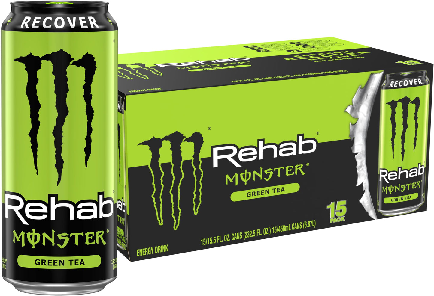 Monster Energy Java Monster Mean Bean, Coffee + Energy Drink, 15 Ounce | Pack of 12