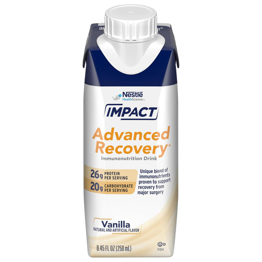 Nestle Impact Advanced Recovery Immunonutrition Drink Vanilla 8.45 oz Carton 10 Ct