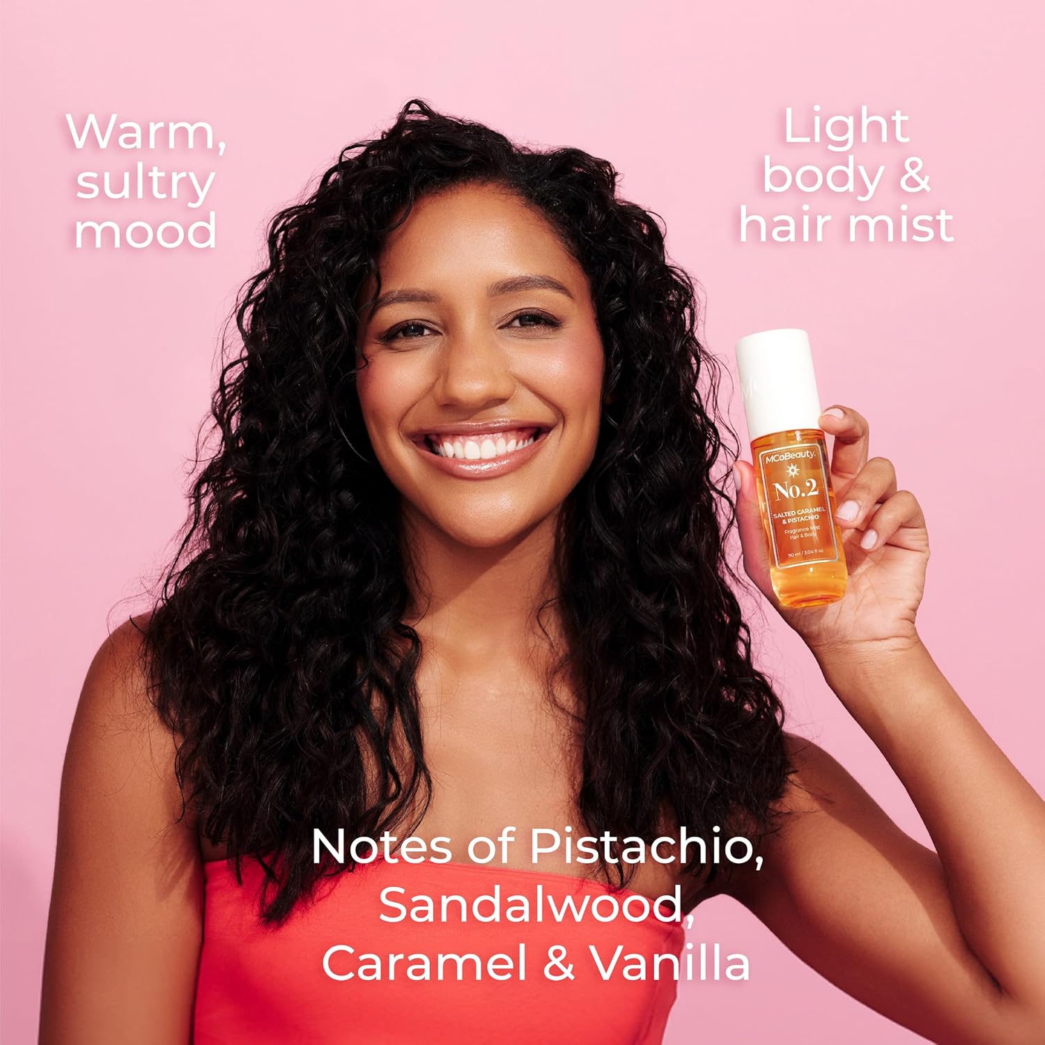 MCoBeauty Fragrance Mist, Full Set, Scent for Day or Night, Vegan, Cruelty Free, Pack of 4