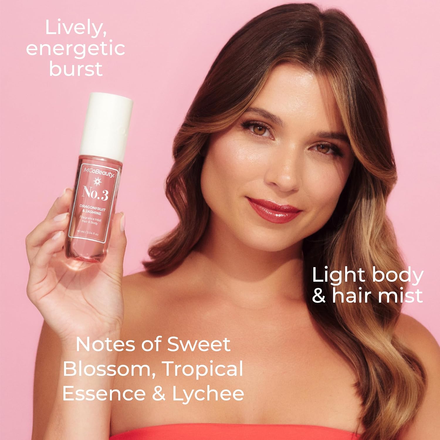 MCoBeauty Fragrance Mist, Full Set, Scent for Day or Night, Vegan, Cruelty Free, Pack of 4